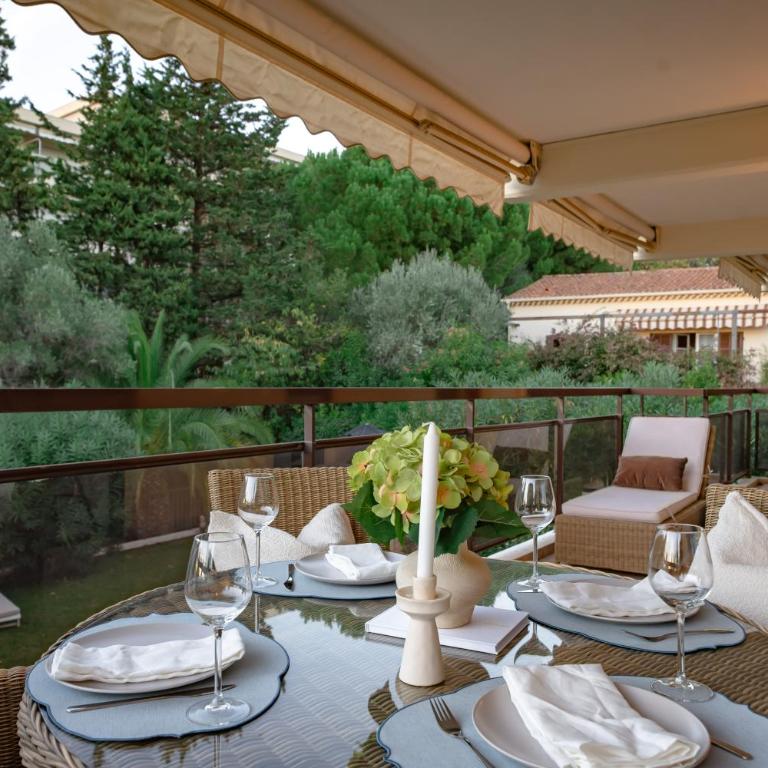 Vivre Cannes l Parking l Balcony l 15min to La Croisette - Appartement 1 Chambre de Luxe - Vue sur Jardin - 22