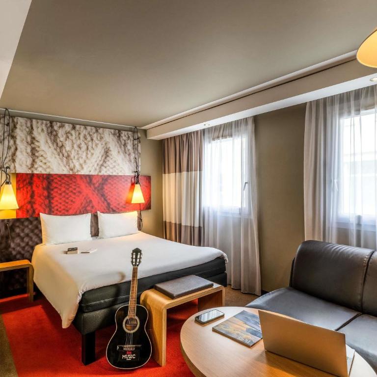 ibis Le Havre Centre - Chambre Premium avec 1 Lit Double et 1 Lit Simple - 2