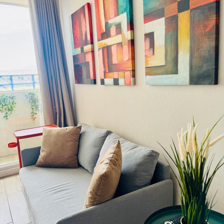 Departamento con Piscina y Parking, a Pasos del Estadio Nacional, Metro y Campus Universitario San Joaquín - One-Bedroom Apartment - 1