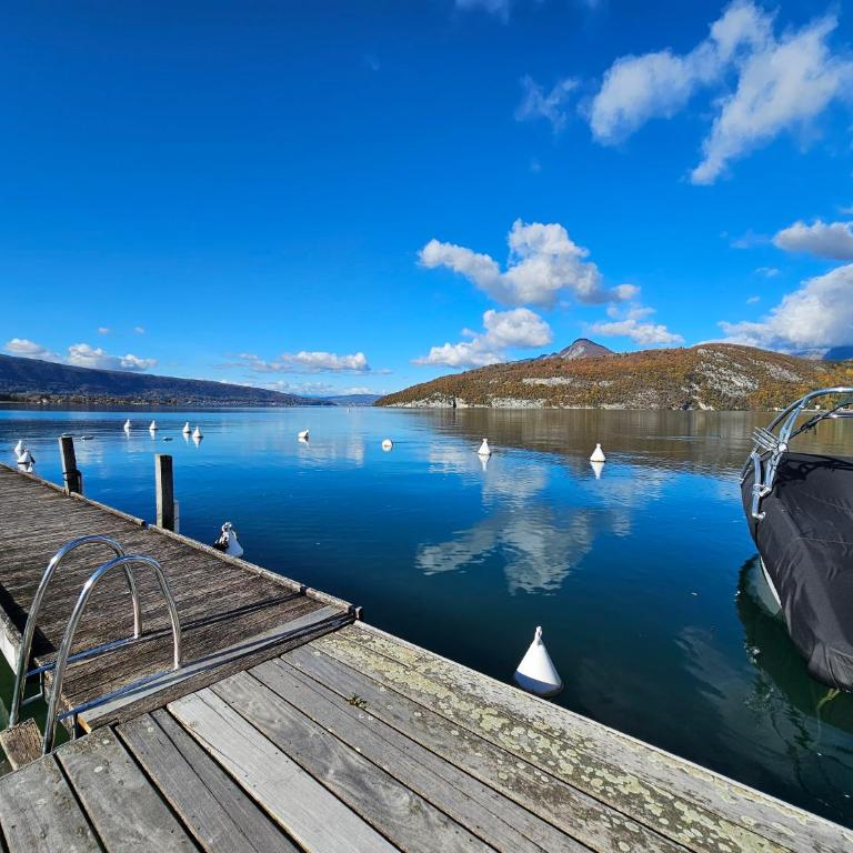 Studio Cosy avec Plage et Parking Privés au bord du Lac D'Annecy - Appartement 1 Chambre - 5