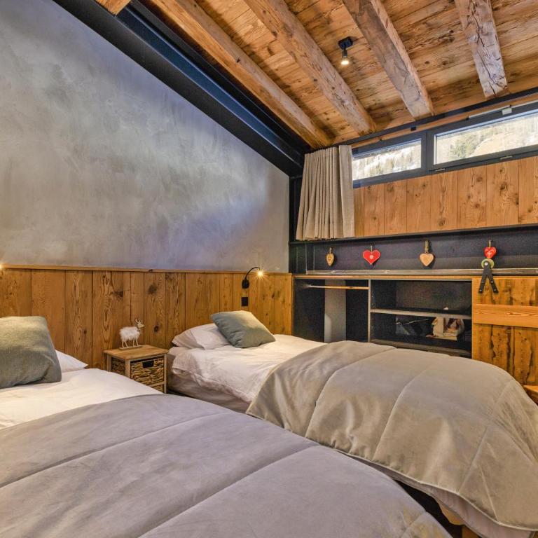 La Ferme à Roland ski in - ski out - Happy Rentals - Apartment mit Blick auf die Berge - 7