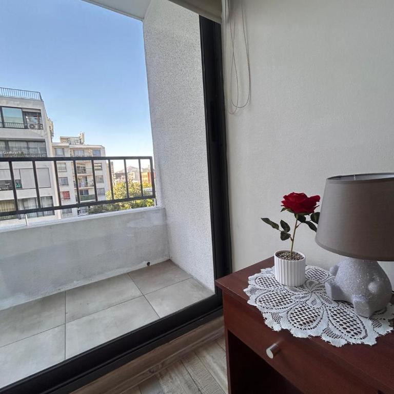Dpto cercano al Movistar Arena 2 - One-Bedroom Apartment with Balcony and City View - 15