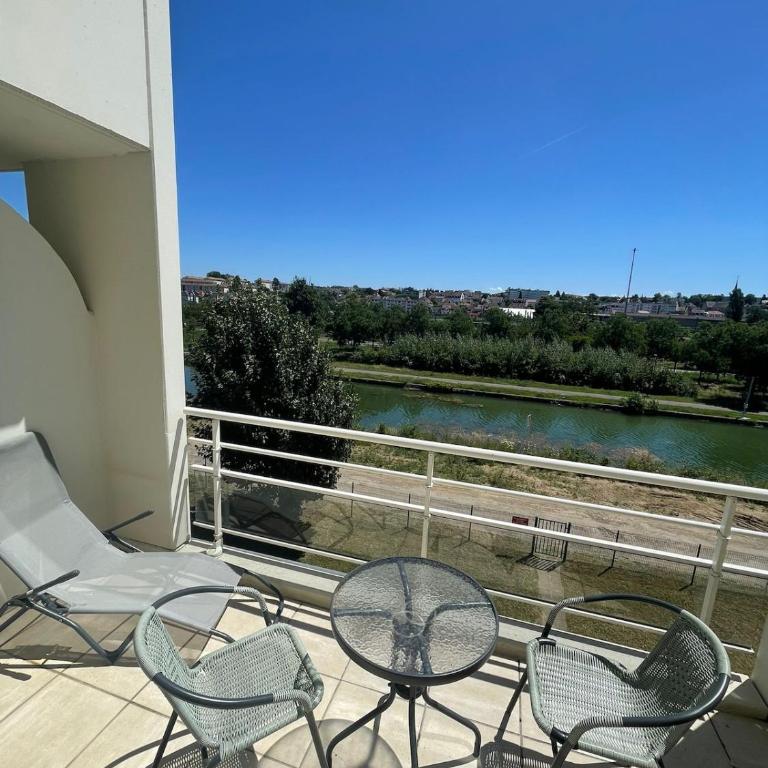 Bord du Canal 134 Logement Terrasse Mulhouse - Apartment mit 3 Schlafzimmern - 14