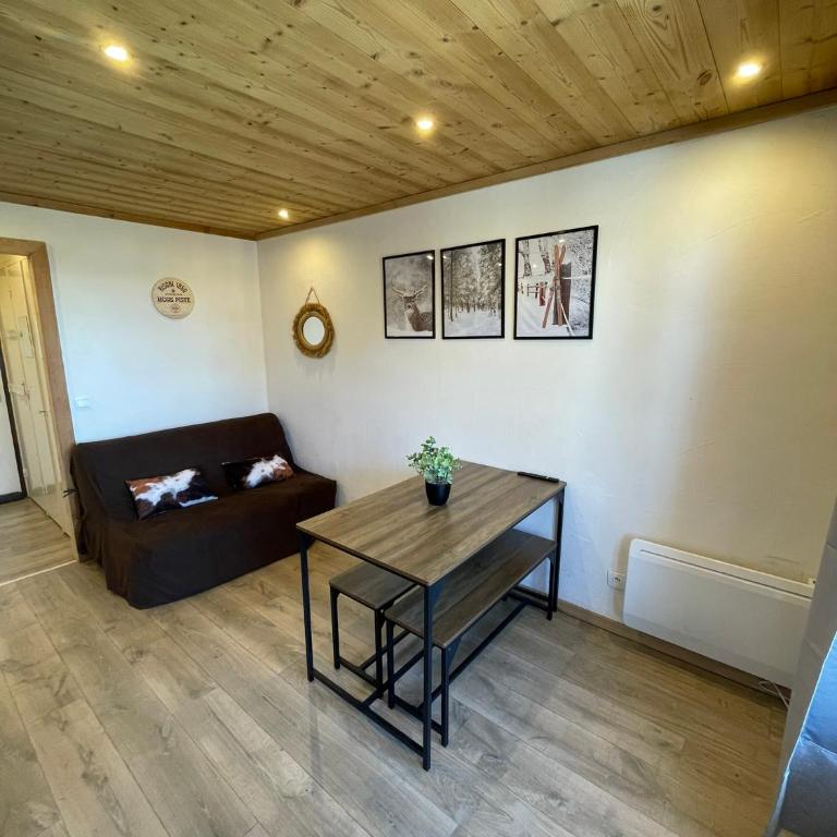 Risoul 1850 studio Résidence LesFlorins2 pour 4 pers avec accès direct sur les pistes - Appartement 1 Chambre - 4