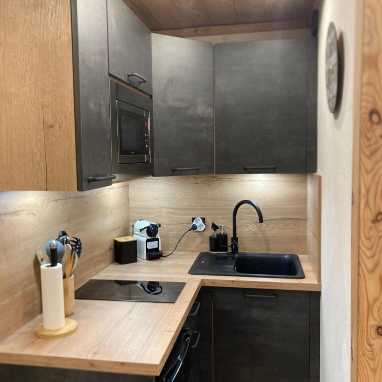 Risoul 1850 studio Résidence LesFlorins2 pour 4 pers avec accès direct sur les pistes - Appartement 1 Chambre - 8