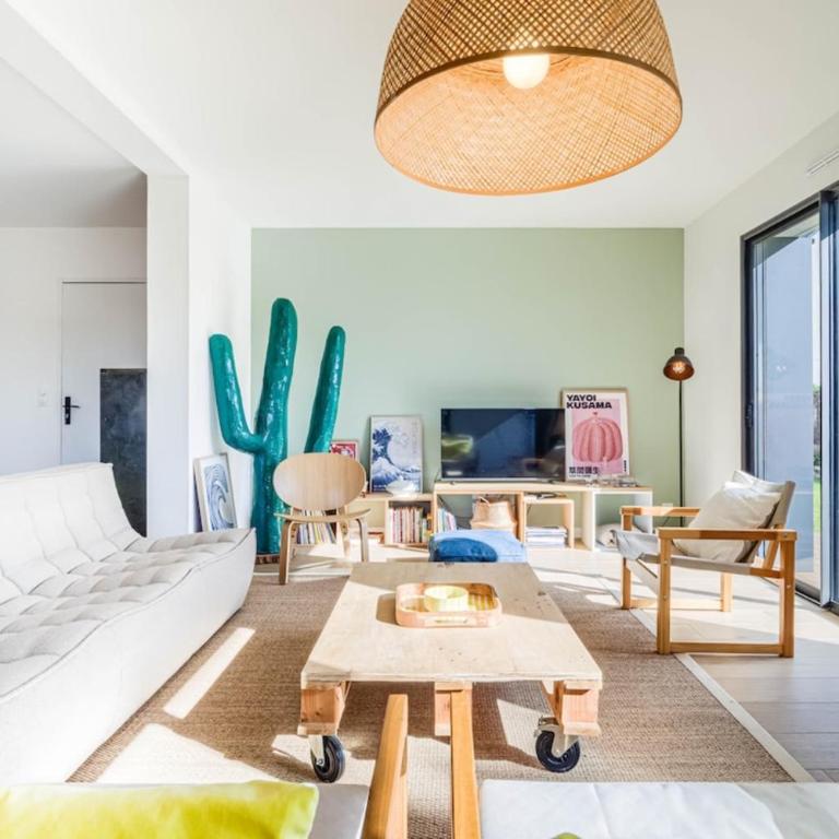 Belle maison moderne proche plages & bourg - Maison 5 Chambres - 10