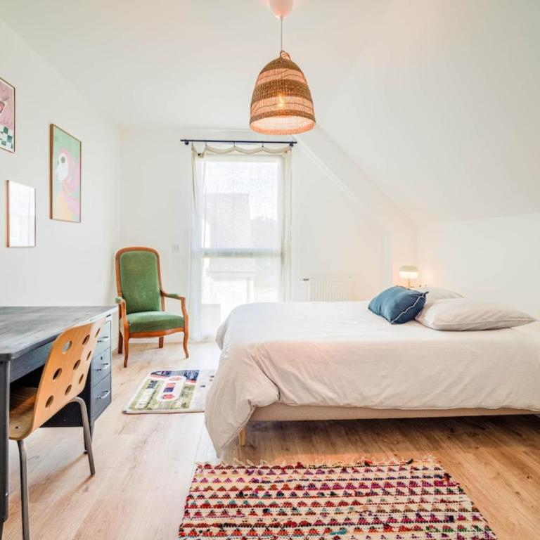Belle maison moderne proche plages & bourg - Maison 5 Chambres - 37