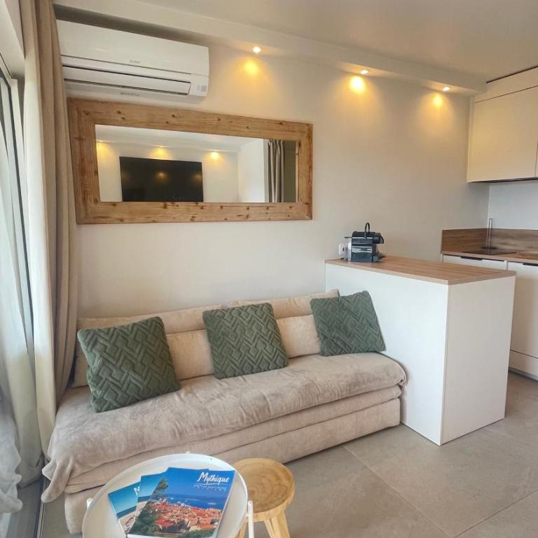 Proche St Tropez refait à neuf bord de plage et piscine - One-Bedroom Apartment - 8