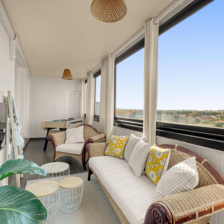 Le Dixième Ciel - Grand T4 climatisé - 3 chambres - idéal familles & équipes - Balnéo - Saint-Cyprien - Three-Bedroom Apartment - 21