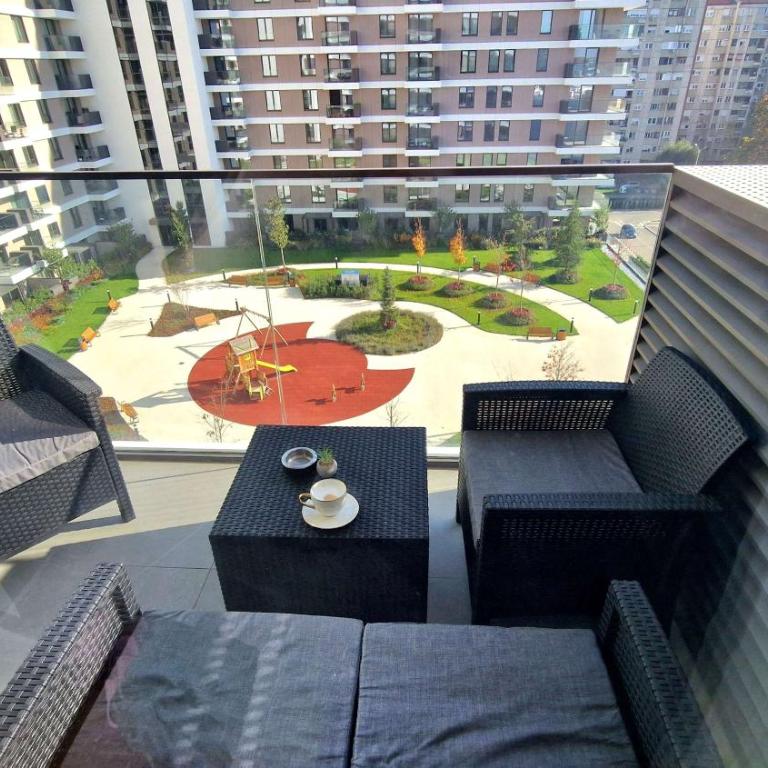 Fluvius Suite - Planet Residence Niš, Free Parking - One-Bedroom Apartment with Garden View - 6