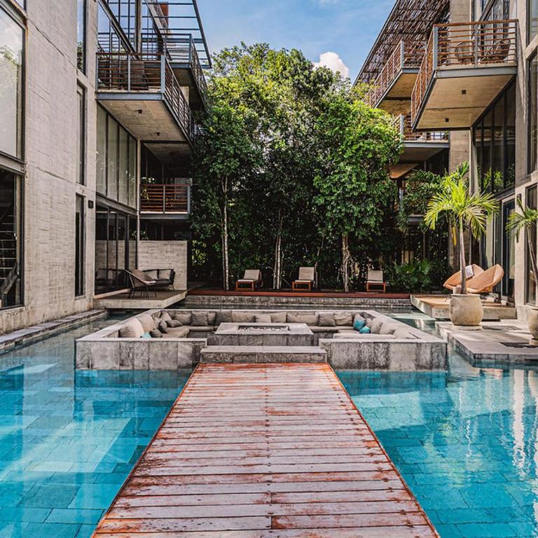 1BR Swim up Loft with Private Cenote Rooftop Pool - One-Bedroom Apartment - 4