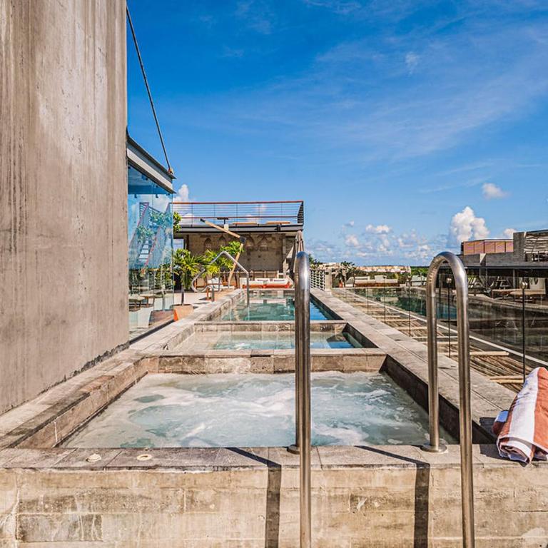 1BR Swim up Loft with Private Cenote Rooftop Pool - One-Bedroom Apartment - 13