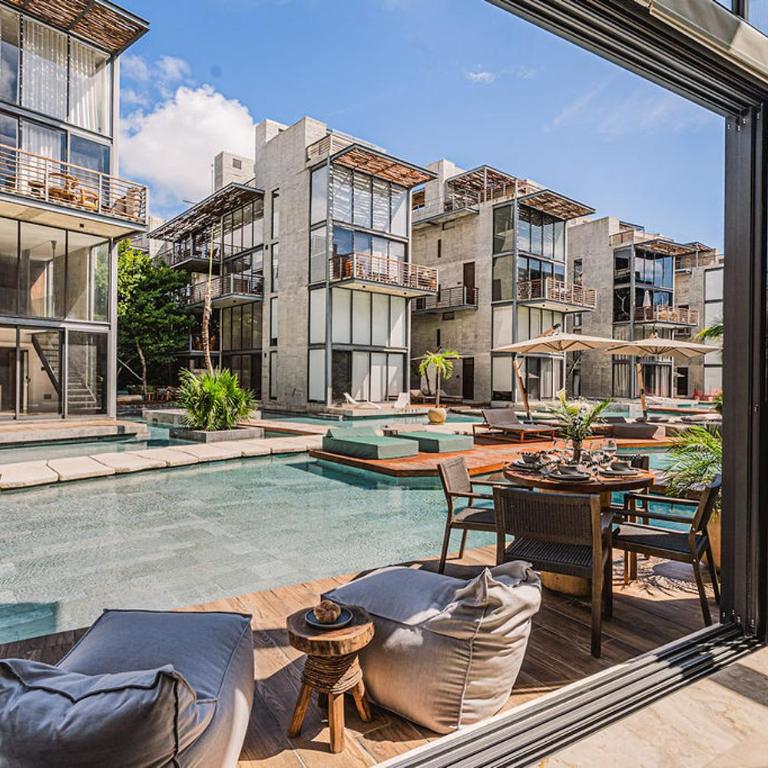 1BR Swim up Loft with Private Cenote Rooftop Pool - One-Bedroom Apartment - 15