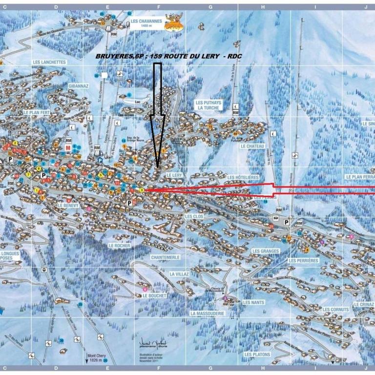 Les Gets : Appartement 6 pièces, 13 pers, Wi-Fi, 200m commerces, 450m pistes, draps et serviettes inclus - FR-1-802-55 - Apartment - 19