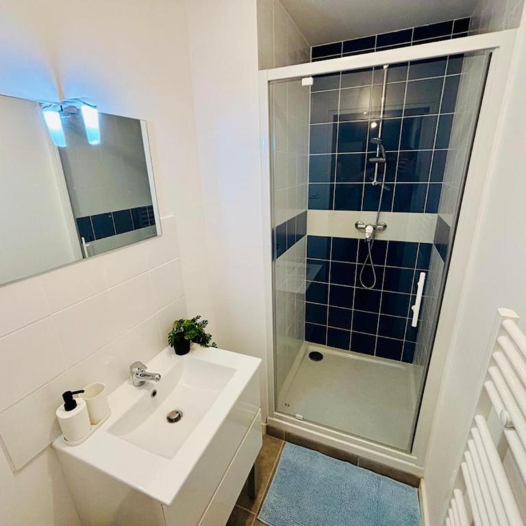 Le rêve bleu - Proche centre-ville - Saint-Etienne - Apartamento de 1 dormitorio - 14