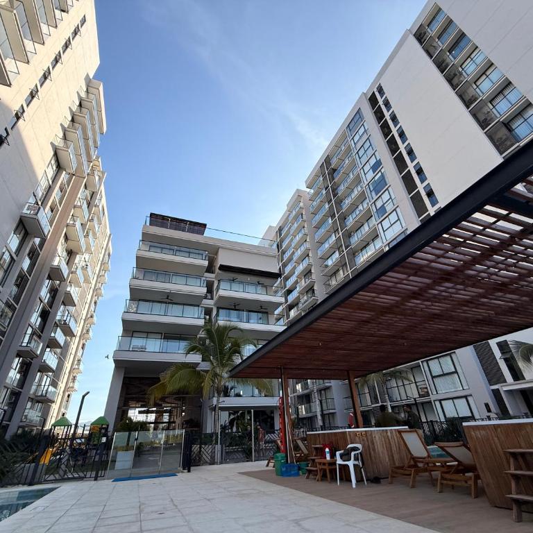 Lujoso apto con vista al mar, en salinas del mar - Apartamento de 2 dormitorios - 95