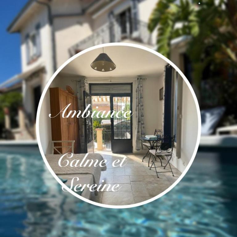 Très beau Studio lumineux dans Villa avec piscine - Appartamento con 1 Camera da Letto - 23