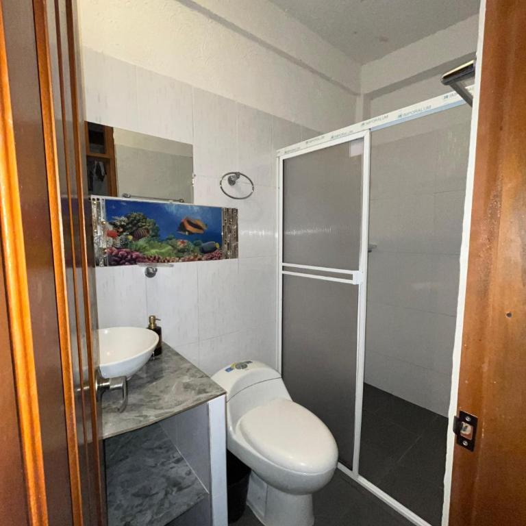 Cabañas Arrecifes - Habitación Doble con baño privado - 2 camas - 5