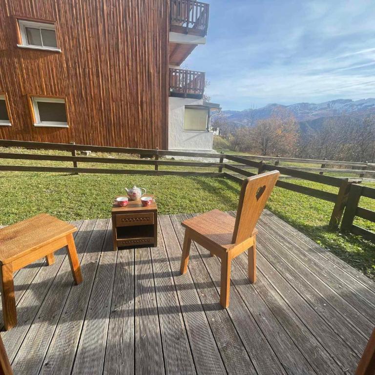 Appartement cosy à Pra-Loup 1600, 2 chambres, terrasse, parking - FR-1-165A-206 - Appartement - 3