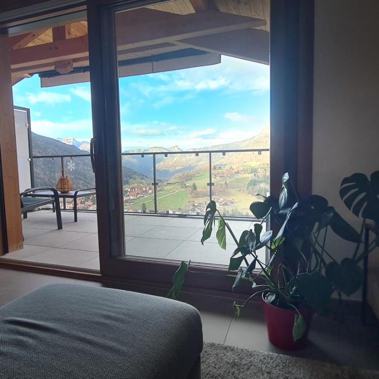 Le Balcon des Aiguilles - vue montagne - AravisTour - Appartement 2 Chambres - 21