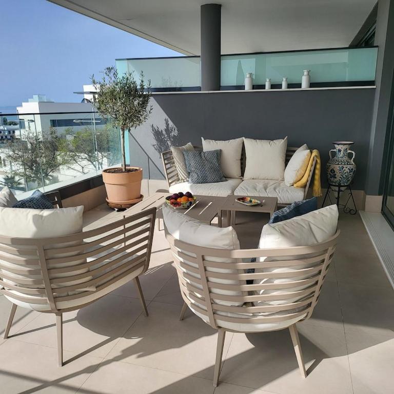 The blue apartment in Las Mesas, Estepona - Apartamento de 2 dormitorios con vistas al mar - 34