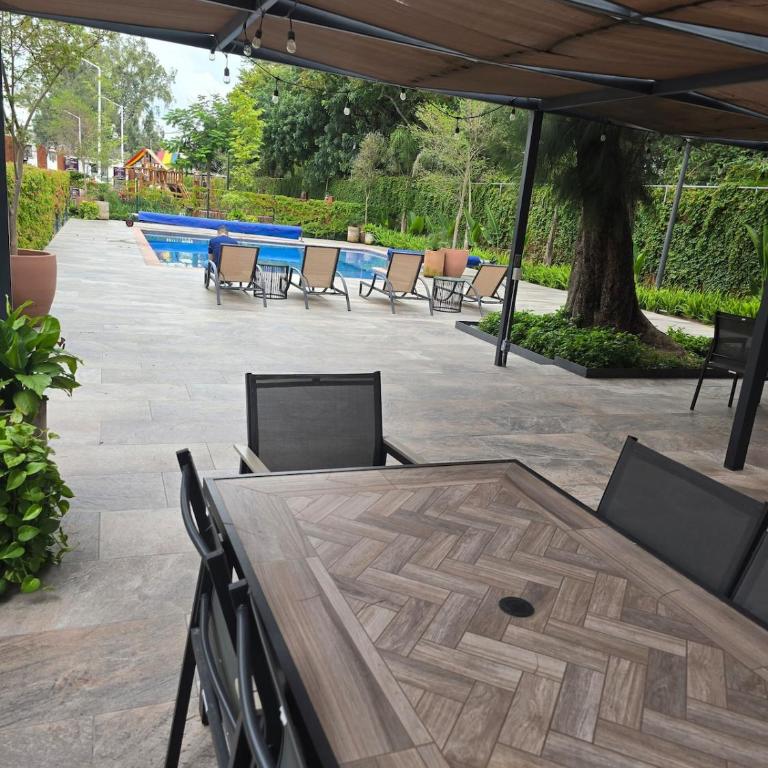 Departamento con alberca - Apartamento de 2 dormitorios - 5