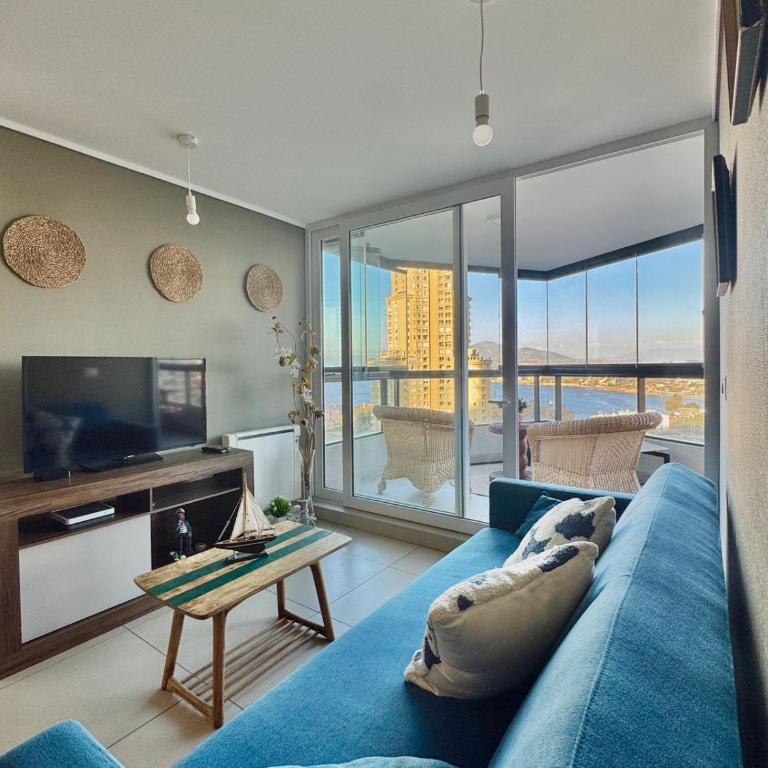 Concón A pasos de la Playa , Vista al Mar - Two-Bedroom Apartment - 7