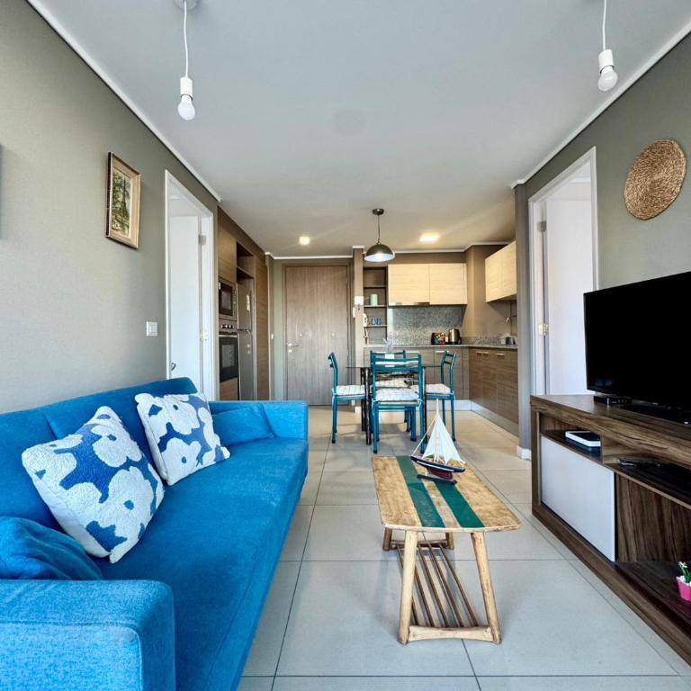 Concón A pasos de la Playa , Vista al Mar - Two-Bedroom Apartment - 10