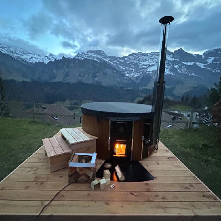 Cosy Chalet 87 in Engelberg with spectacular mountain and lake Views - Chalet mit 3 Schlafzimmern - 72