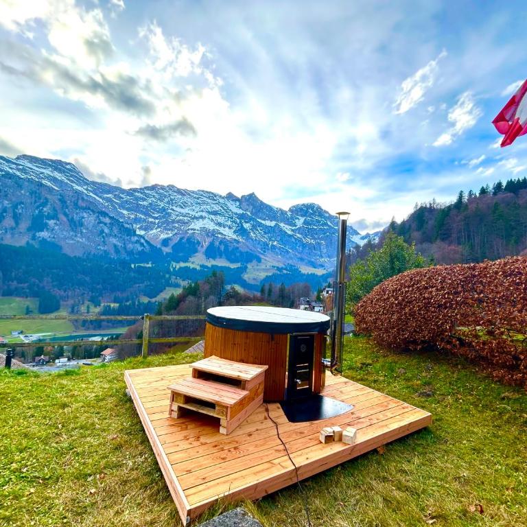 Cosy Chalet 87 in Engelberg with spectacular mountain and lake Views - Chalet mit 3 Schlafzimmern - 71
