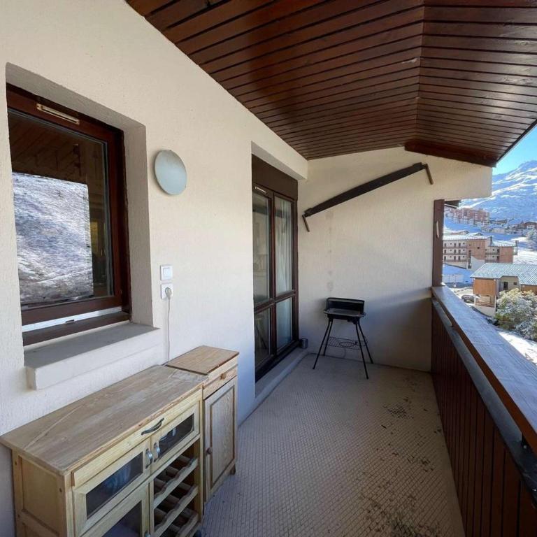 Appartement cosy aux Menuires, style montagnard, parking - FR-1-852-9 - Studio - 13