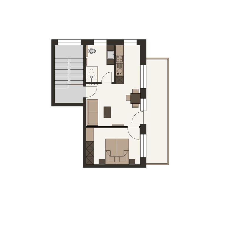 - NEW OPENING - 12W13 Appartements - Apartment mit 1 Schlafzimmer - 11