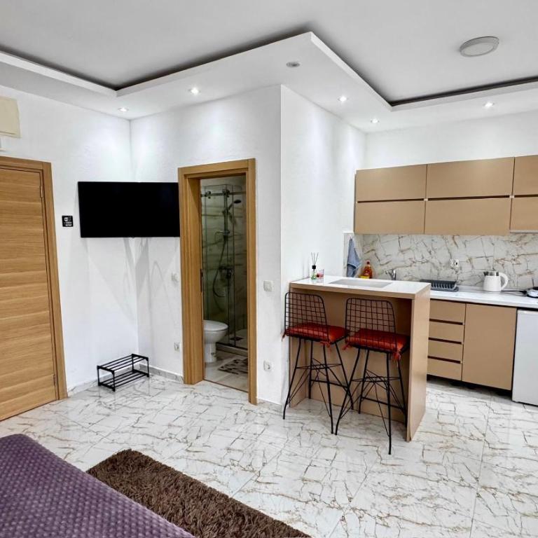 Apartmani Bar Zeleni Pojas - Apartman s 1 Spavaćom Sobom i Pogledom na More - 4