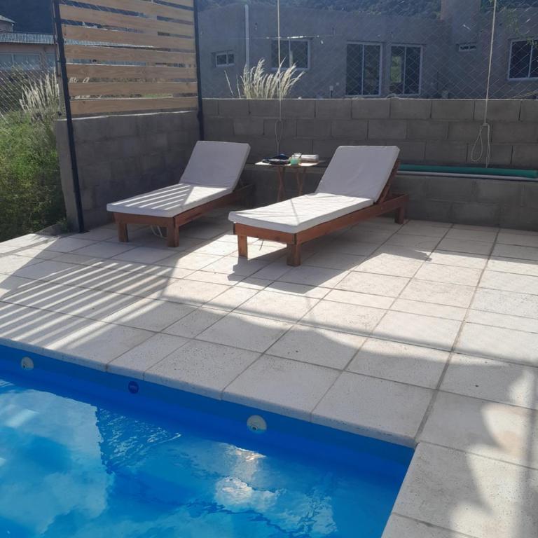 Casa con piscina y vistas a las sierras en Potrero de los Funes- Casa Sawa - Casa de 2 dormitorios - 4