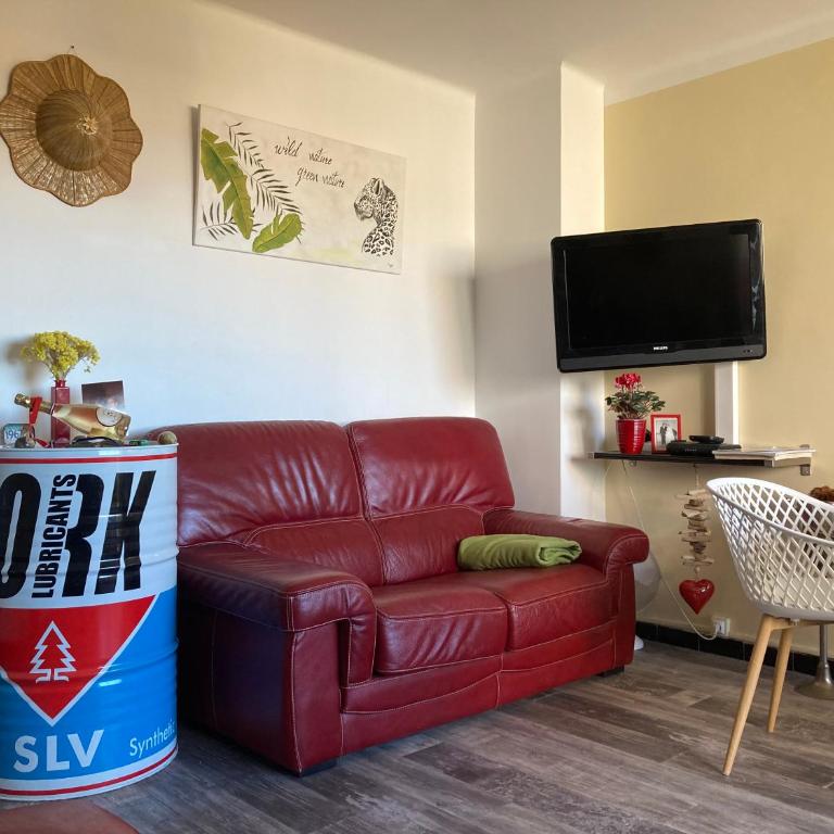 Les Palmiers Très beau T2 vue mer 2mn de la plage150m - Apartment mit 1 Schlafzimmer - 9