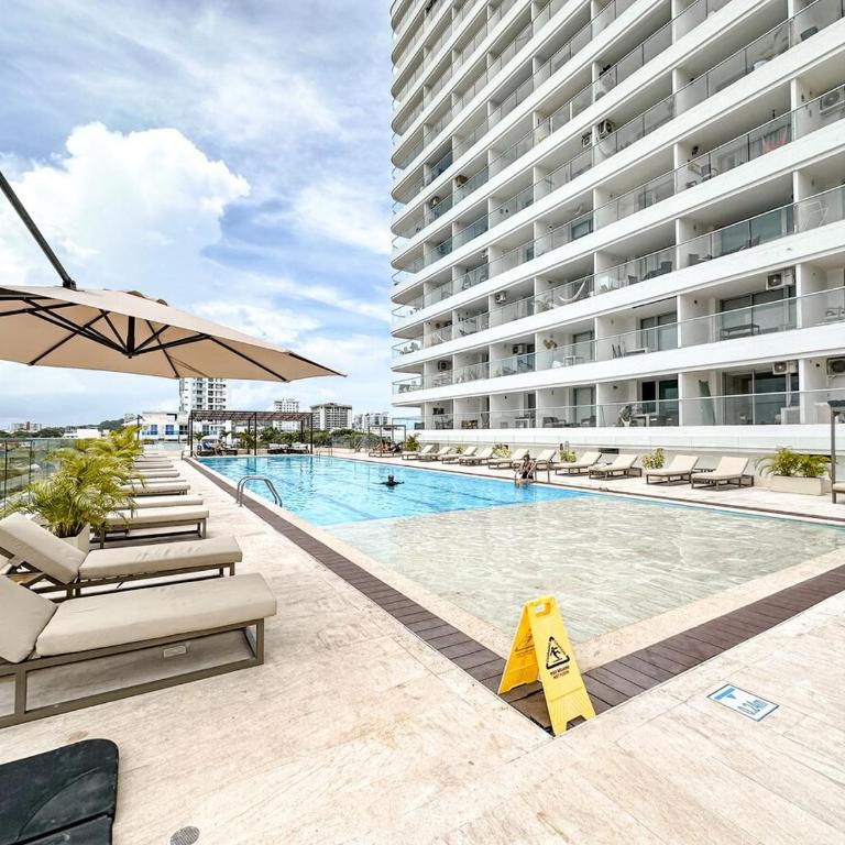 1 Suite Vista al Mar Cerca al Centro en Crespo - One-Bedroom Apartment - 21