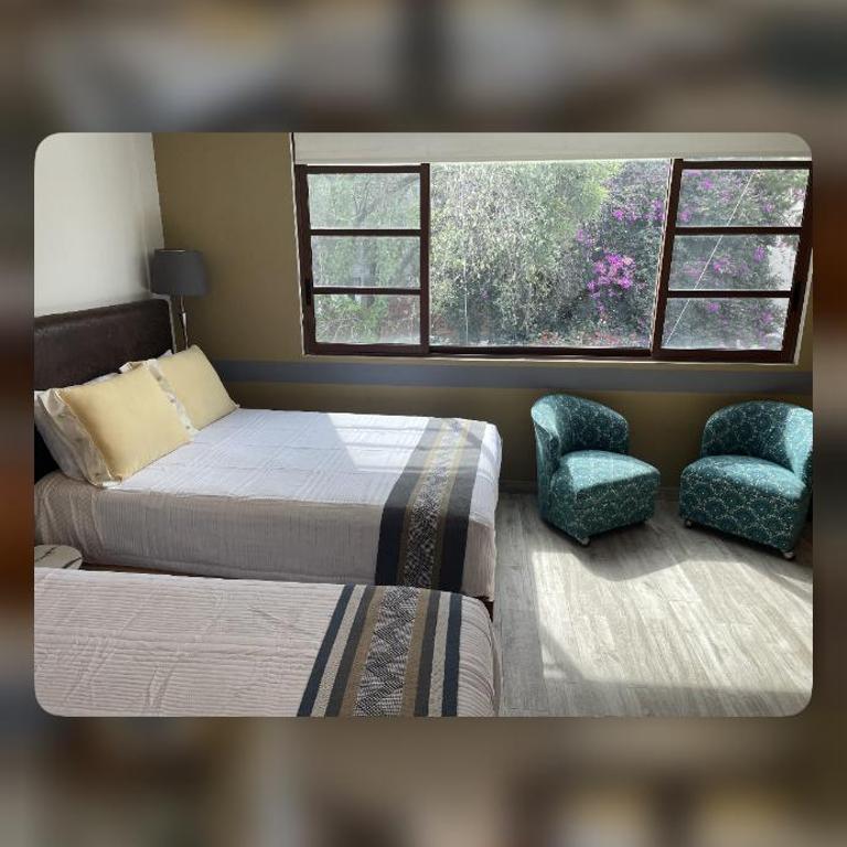 Habitaciones Coyoacan (UNAM) - Quadruple Room with Private Bathroom - 2