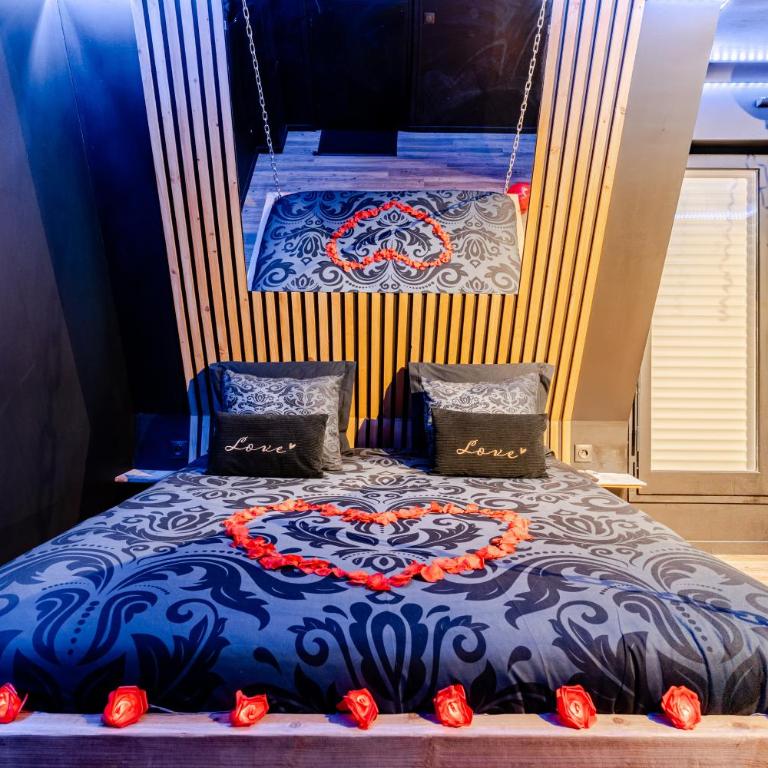 Suite romantique près de la plage avec Jacuzzi - DARK ROOM - Apartment mit 1 Schlafzimmer - 11