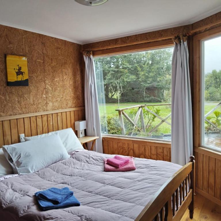 Cabaña Bahía Huillín, Cascadas, lago Llanquihue - Four-Bedroom House - 9