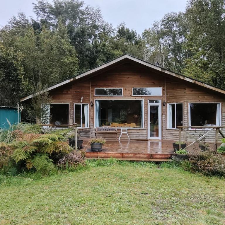 Cabaña Bahía Huillín, Cascadas, lago Llanquihue - Four-Bedroom House - 17