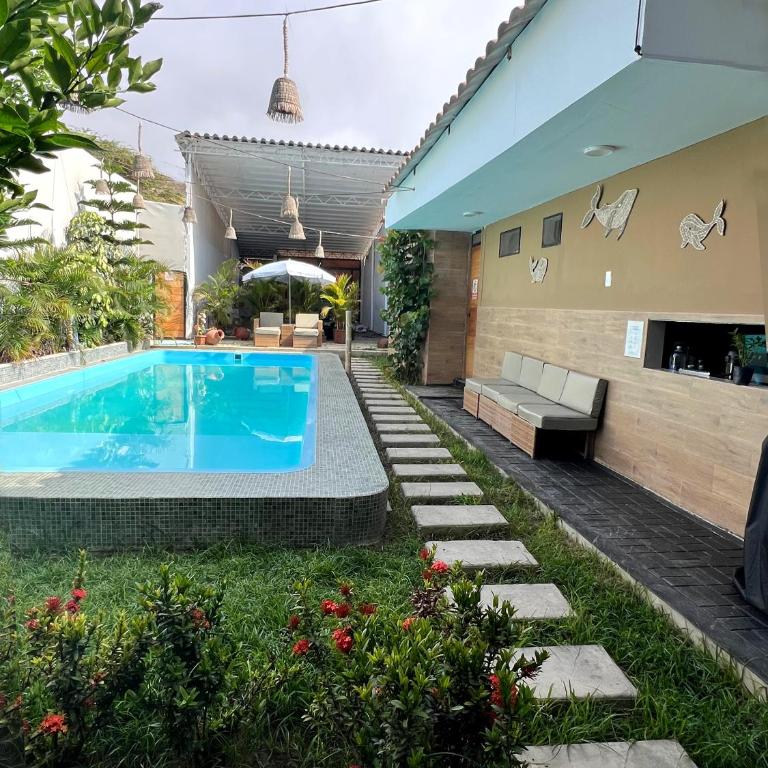 Casa Greemat 2Habs con AC, piscina a pasos de la playa - Two-Bedroom House - 2