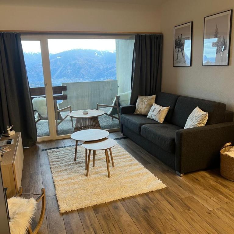 Studio élégant rénové avec vue à Anzère - Apartment mit 1 Schlafzimmer - 2
