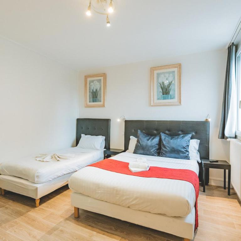 Le Faidherbe Hotel Coeur de ville-Plages -Nausicaa Billetterie-Q-Park - Chambre Triple - Vue sur Ville - 1