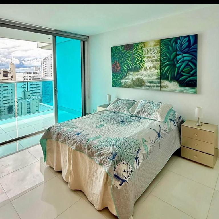 HERMOSO APTO EN COMUNA 3 CON VISTA AL MAR EXCELENTE DE 2 HABITACIONEs - Apartamento de 2 dormitorios - 7