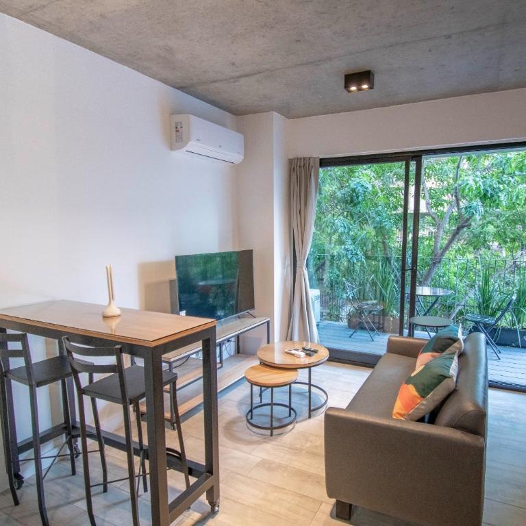 Palermo Hollywood-tecno y elegante monoambiente - Apartamento de 1 dormitorio - 7