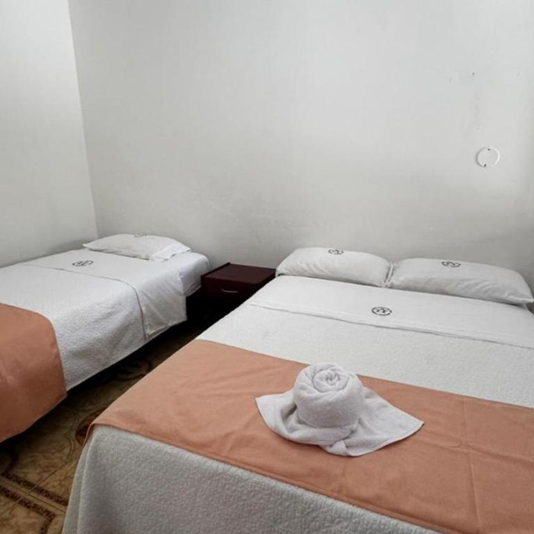 Hostal Brisas Del Mar - Habitación Doble Deluxe - 2 camas - 1