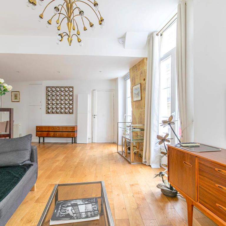 Paris Center - 1st Palais Royal/Louvre Museum - Deluxe Apartment mit 1 Schlafzimmer und Stadtblick - 14