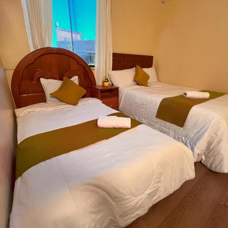 Hostal En Socabaya - Habitación Doble con baño privado - 2 camas - 1