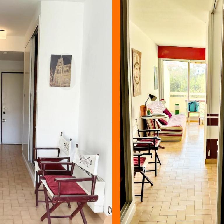 centre et plage F1 calme vue parc parking gratuit - Appartamento con 1 Camera da Letto - 8