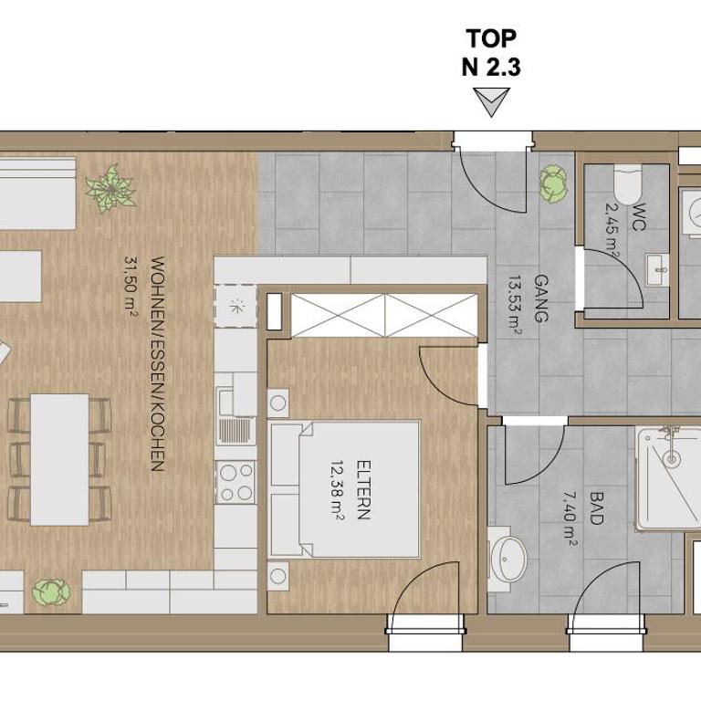Ennstal-Homes - Apartment mit 3 Schlafzimmern - 6